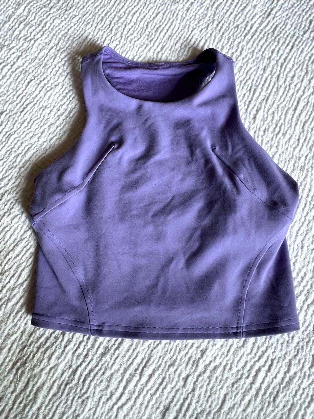 lululemon athletica Lavender High-Neck Athletic Tank